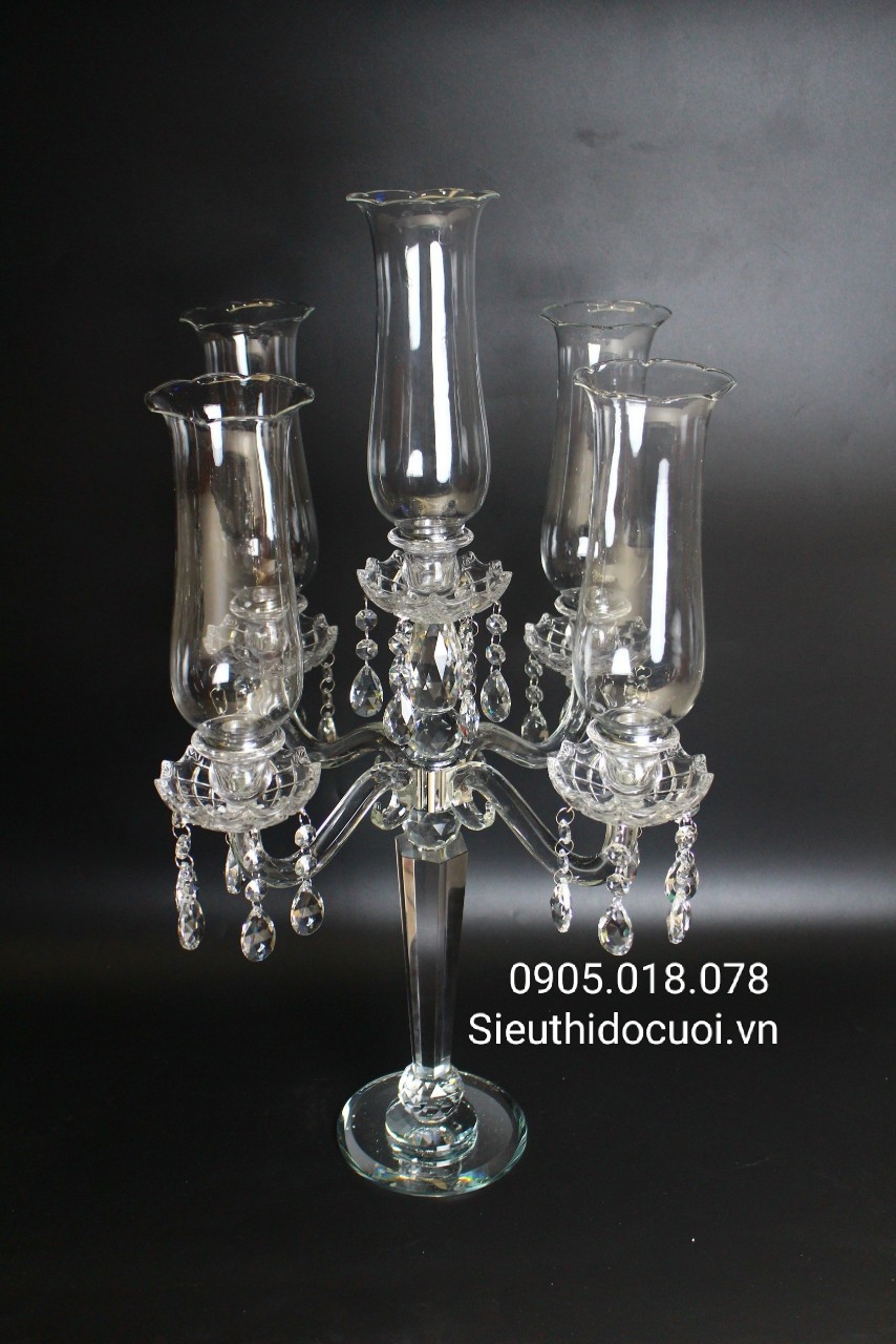 Chân Nến Pha Lê Trong Suốt Chân Nến Pha Lê Trong Suốt