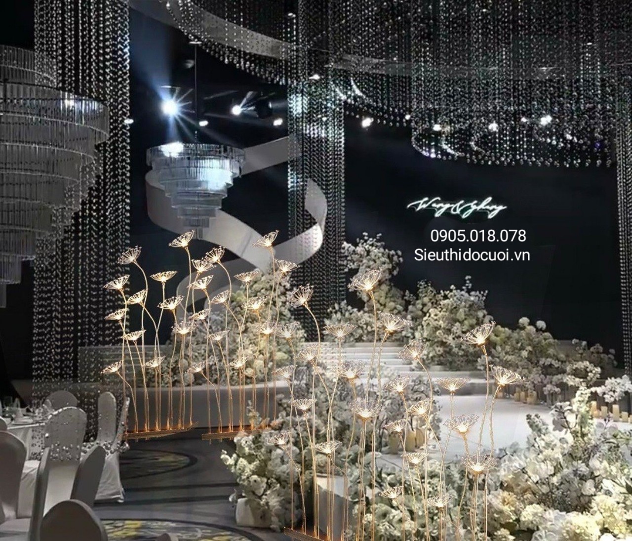 ĐÈN DẪN LỐI SÂN KHẤU BÔNG TUYẾT 8 BÓNG ĐÈN DẪN LỐI SÂN KHẤU BÔNG TUYẾT 8 BÓNG