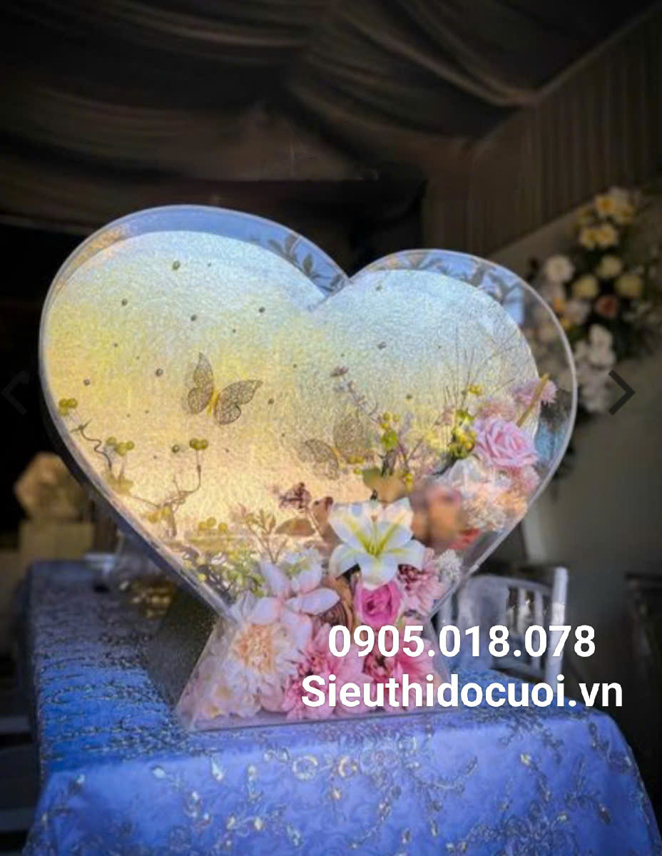 thùng tiền cưới hình trái tim thùng tiền cưới hình trái tim