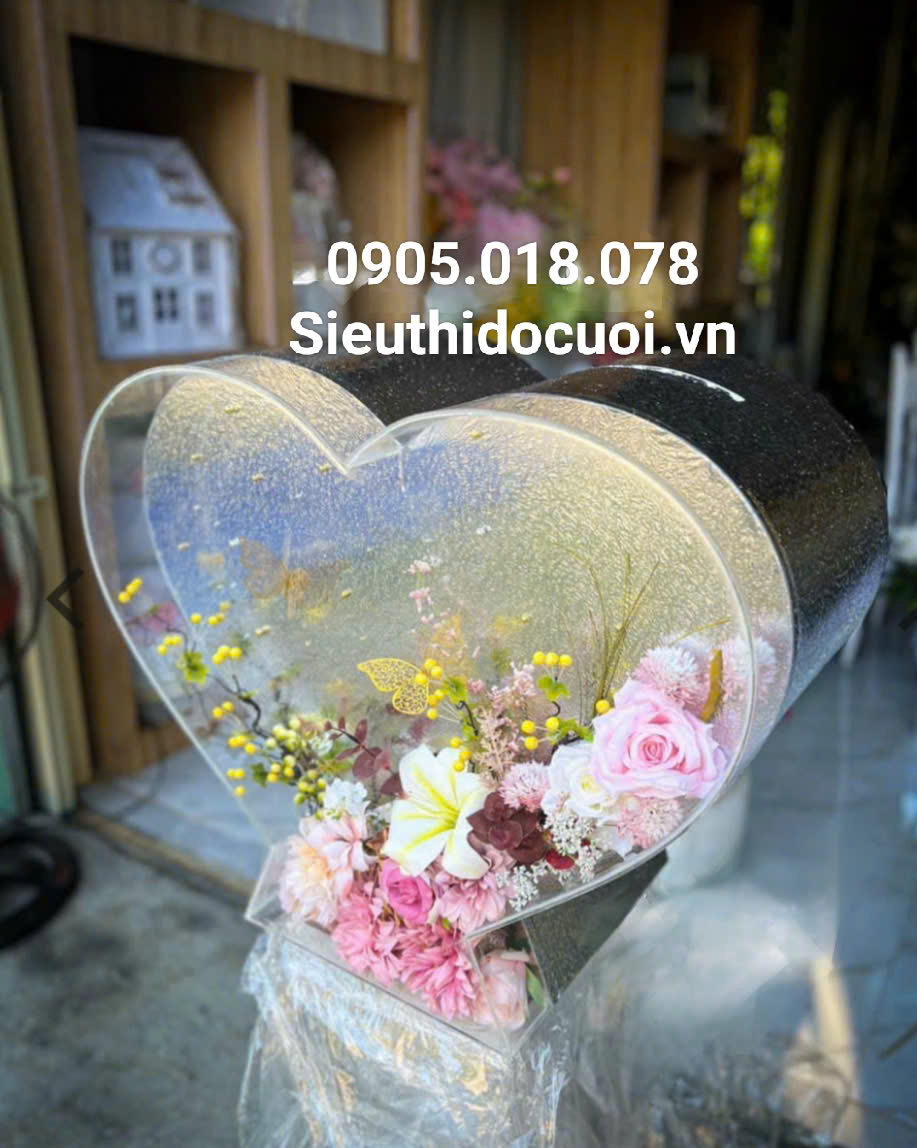 thùng tiền cưới hình trái tim thùng tiền cưới hình trái tim