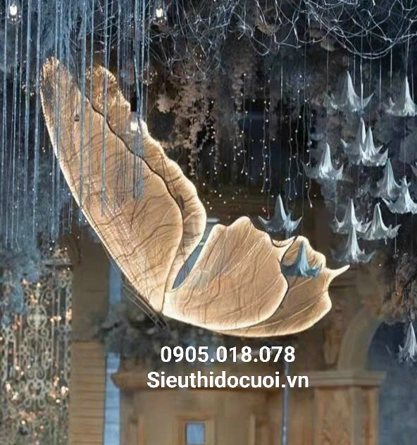Đèn dẫn lối sân khấu đám cưới bướm led lớn Đèn dẫn lối sân khấu đám cưới bướm led lớn