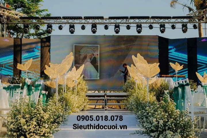 Đèn dẫn lối sân khấu đám cưới bướm led lớn Đèn dẫn lối sân khấu đám cưới bướm led lớn