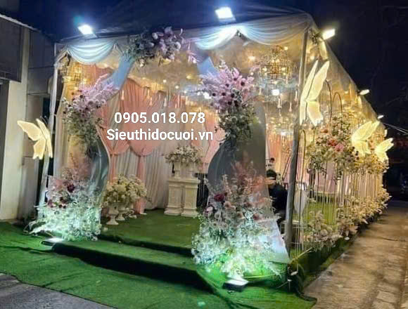 Đèn dẫn lối sân khấu đám cưới bướm led lớn Đèn dẫn lối sân khấu đám cưới bướm led lớn