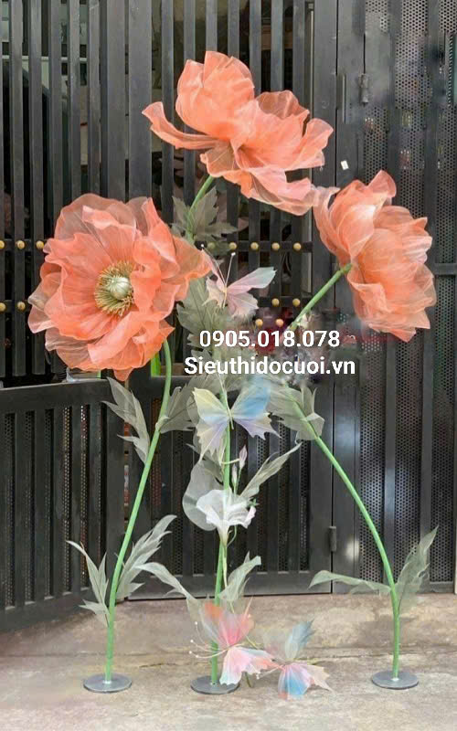 Dẫn lối sân khấu hoa voan Dẫn lối sân khấu hoa voan