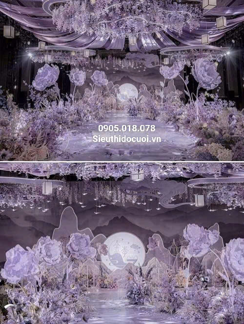 Dẫn lối sân khấu hoa voan Dẫn lối sân khấu hoa voan