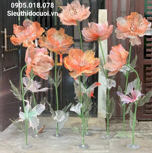 Dẫn lối sân khấu hoa voan Dẫn lối sân khấu hoa voan