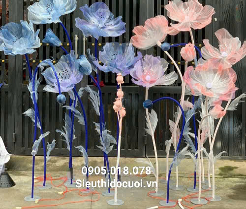 Dẫn lối sân khấu hoa voan Dẫn lối sân khấu hoa voan