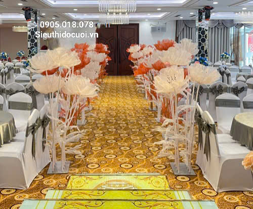 Dẫn lối sân khấu hoa voan Dẫn lối sân khấu hoa voan