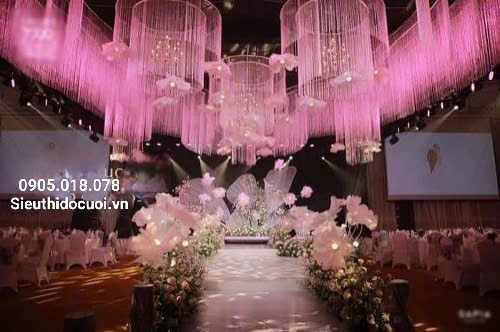 Dẫn lối sân khấu hoa voan Dẫn lối sân khấu hoa voan