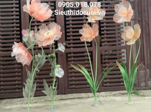 Dẫn lối sân khấu hoa voan Dẫn lối sân khấu hoa voan