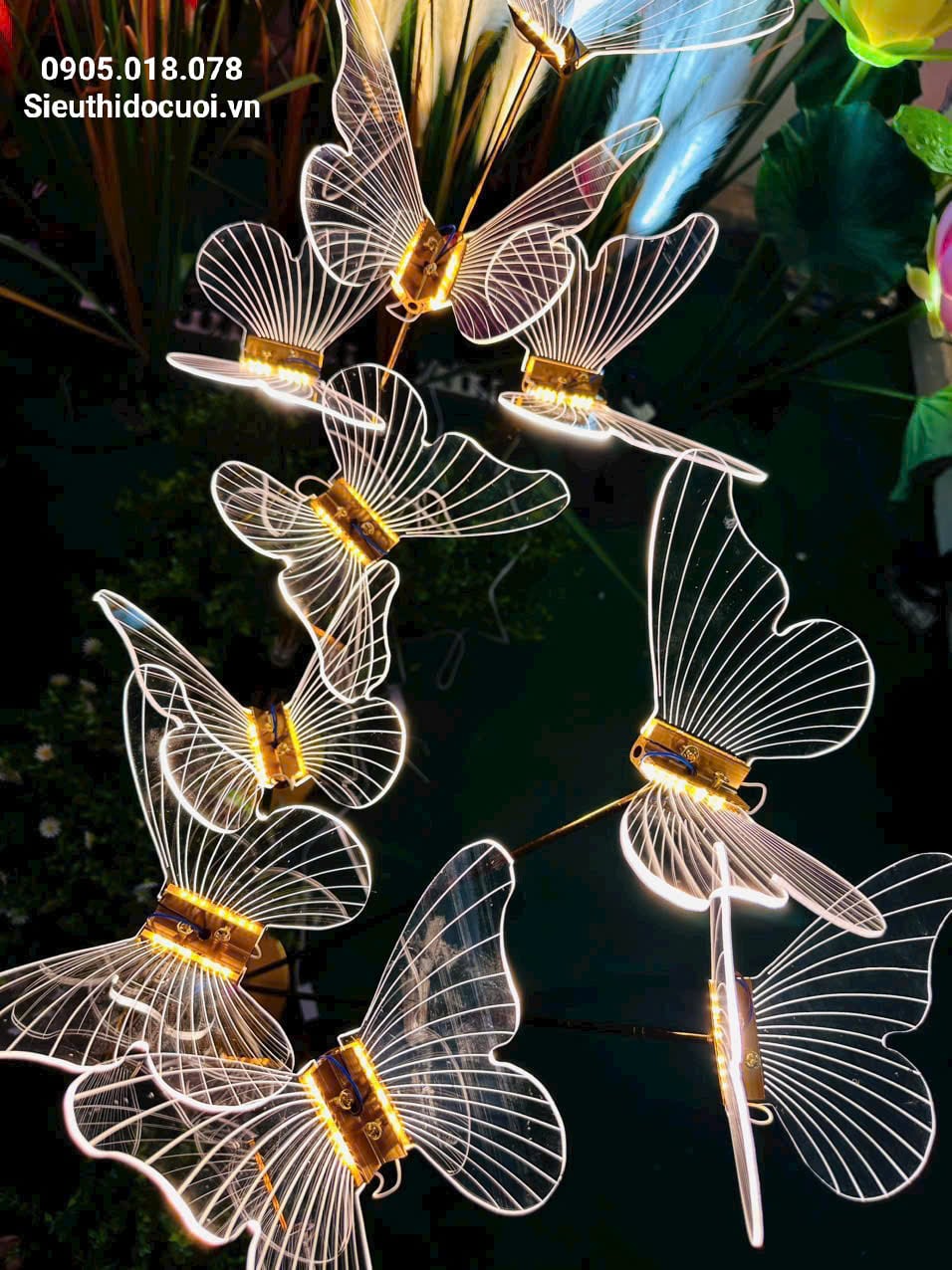 Đèn dẫn lối sân khấu bướm meka Đèn dẫn lối sân khấu bướm meka