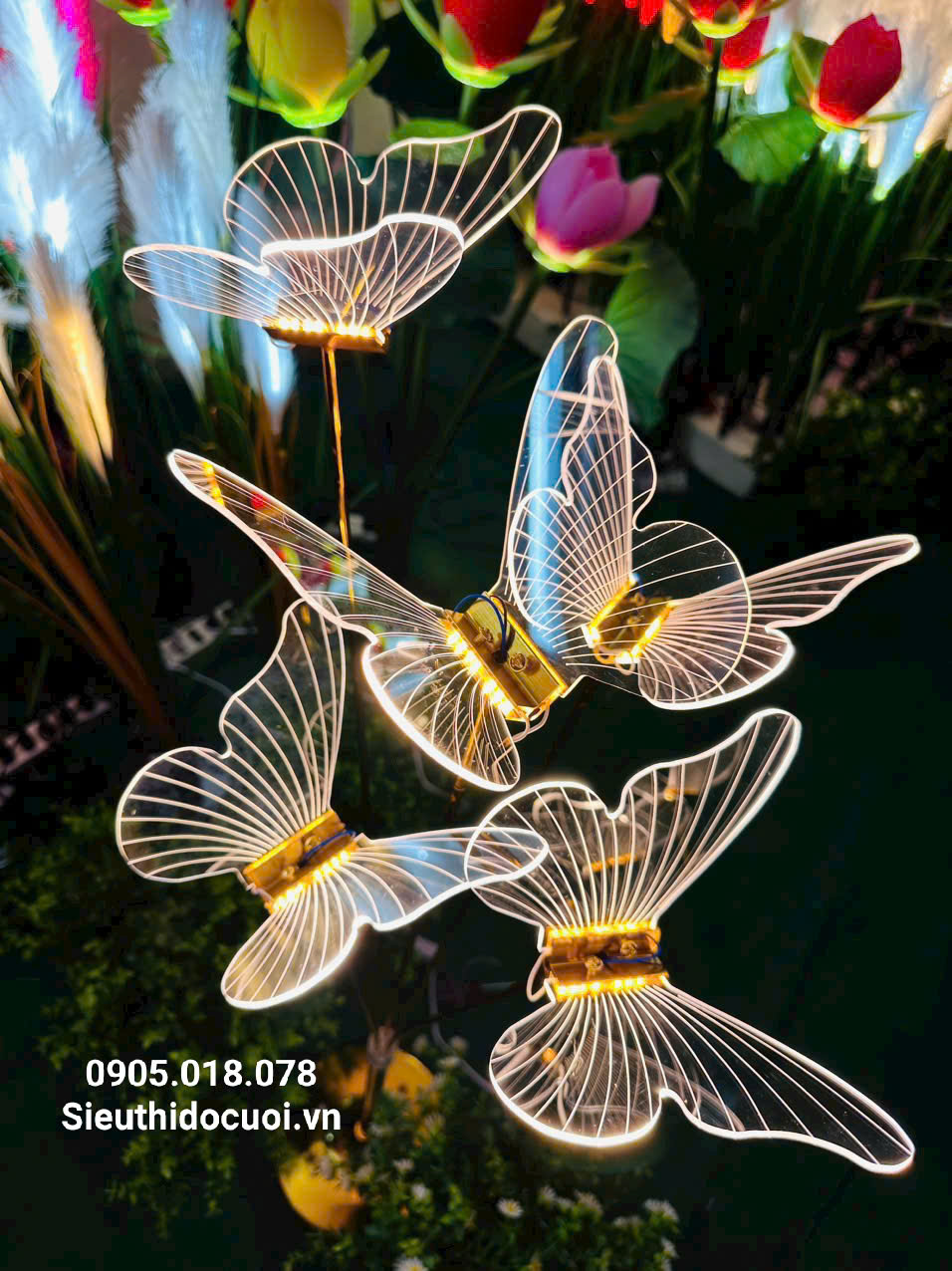 Đèn dẫn lối sân khấu bướm meka Đèn dẫn lối sân khấu bướm meka