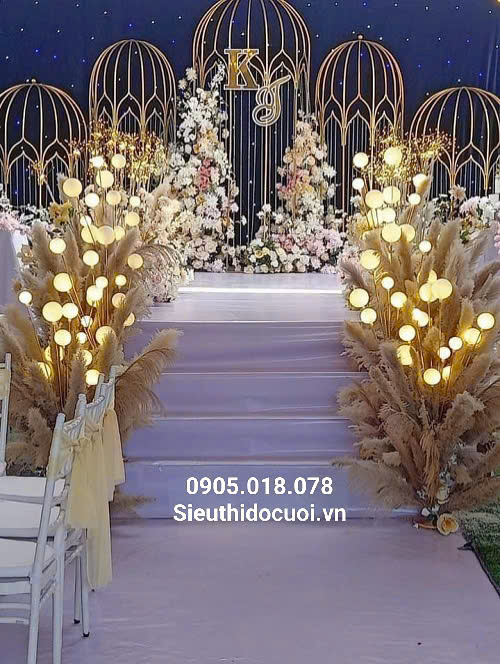 Đèn dẫn lối đám cưới - đèn banh Đèn dẫn lối đám cưới - đèn banh