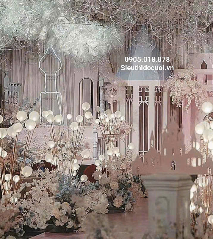 Đèn dẫn lối đám cưới - đèn banh Đèn dẫn lối đám cưới - đèn banh