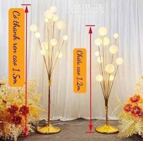 Đèn dẫn lối đám cưới - đèn banh Đèn dẫn lối đám cưới - đèn banh