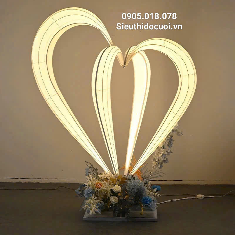 Đèn Led trái tim vòm Đèn Led trái tim vòm