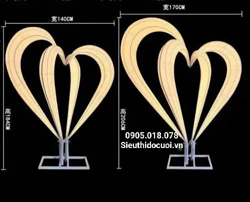 Đèn Led trái tim vòm Đèn Led trái tim vòm