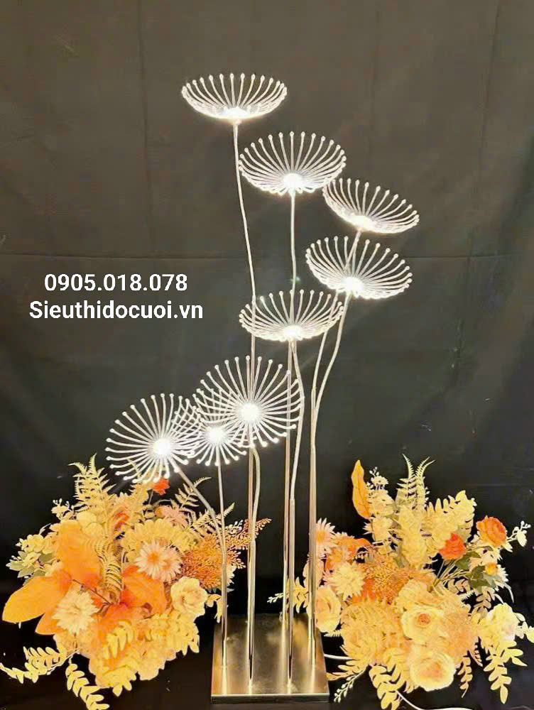 Đèn dẫn lối đám cưới bồ công anh Đèn dẫn lối đám cưới bồ công anh