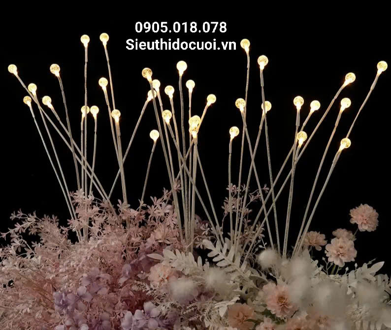 Đèn dẫn lối đám cưới bi led Đèn dẫn lối đám cưới bi led