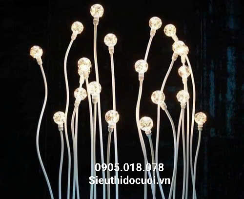 Đèn dẫn lối đám cưới bóng rối 5 ngọn Đèn dẫn lối đám cưới bóng rối 5 ngọn