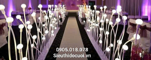 Đèn dẫn lối đám cưới 10 ngọn bóng tròn Đèn dẫn lối đám cưới 10 ngọn bóng tròn