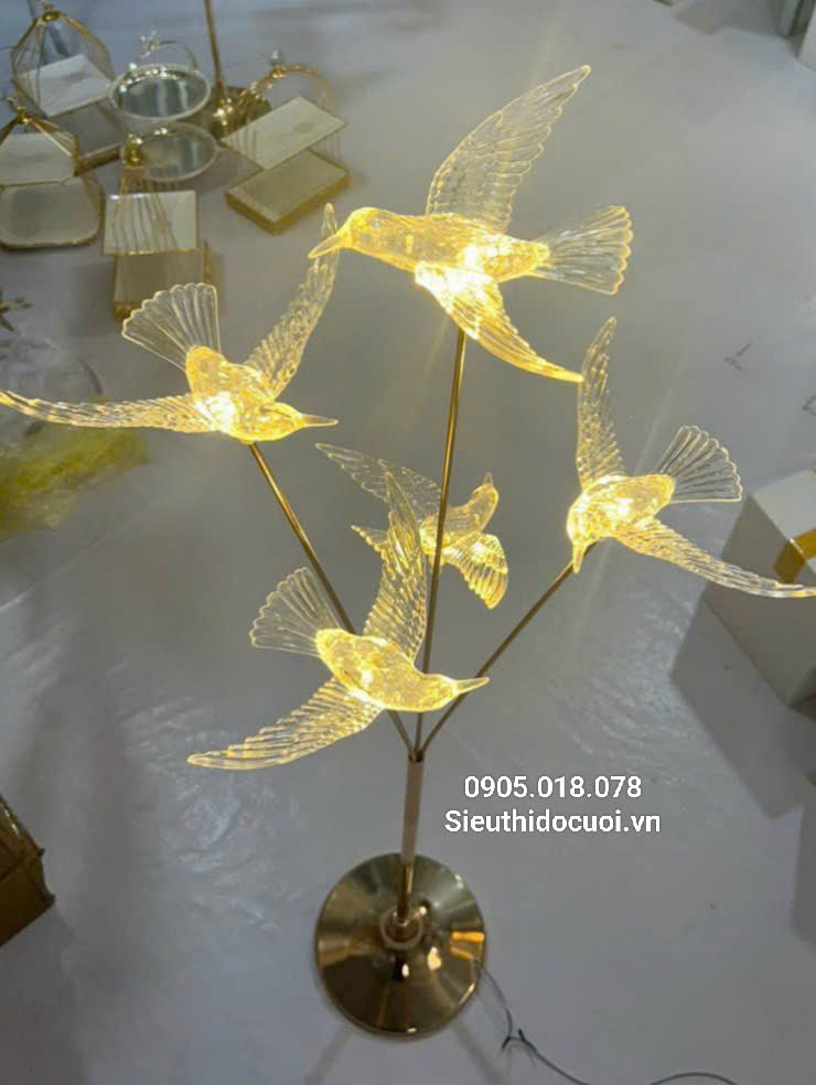 Đèn dẫn lối đám cưới chim led Đèn dẫn lối đám cưới chim led