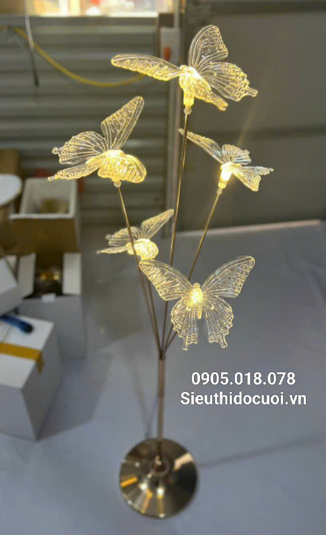 Đèn dẫn lối đám cưới bướm led Đèn dẫn lối đám cưới bướm led