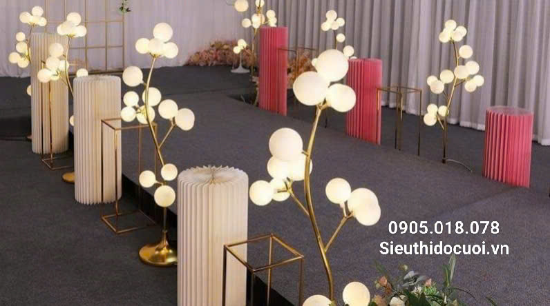 Đèn dẫn lối sân khấu đám cưới 16 bóng led Đèn dẫn lối sân khấu đám cưới 16 bóng led