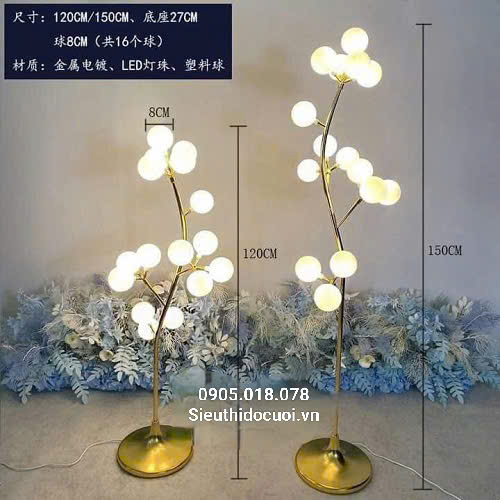 Đèn dẫn lối sân khấu đám cưới 16 bóng led Đèn dẫn lối sân khấu đám cưới 16 bóng led