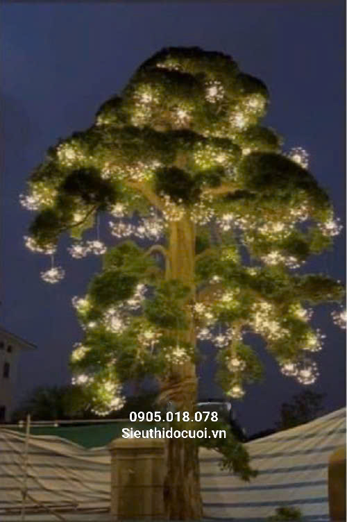 Đèn trang trí đám cưới thả led pháo hoa Đèn trang trí đám cưới thả led pháo hoa