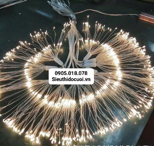 Đèn trang trí đám cưới thả led pháo hoa Đèn trang trí đám cưới thả led pháo hoa