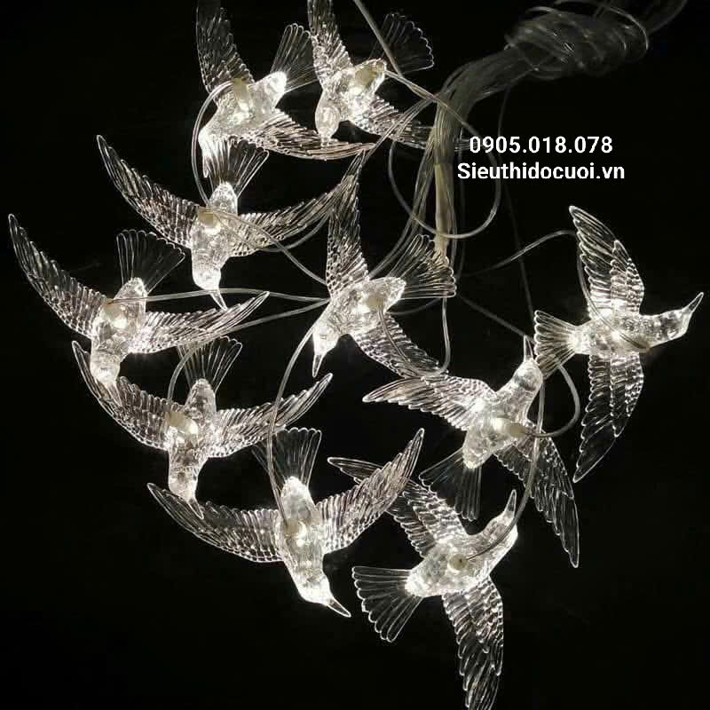 Đèn led đám cưới thả trái tim Đèn led đám cưới thả trái tim