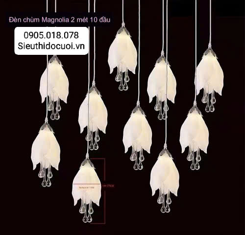 Mua đèn led đám cưới thả hoa mộc lan Mua đèn led đám cưới thả hoa mộc lan