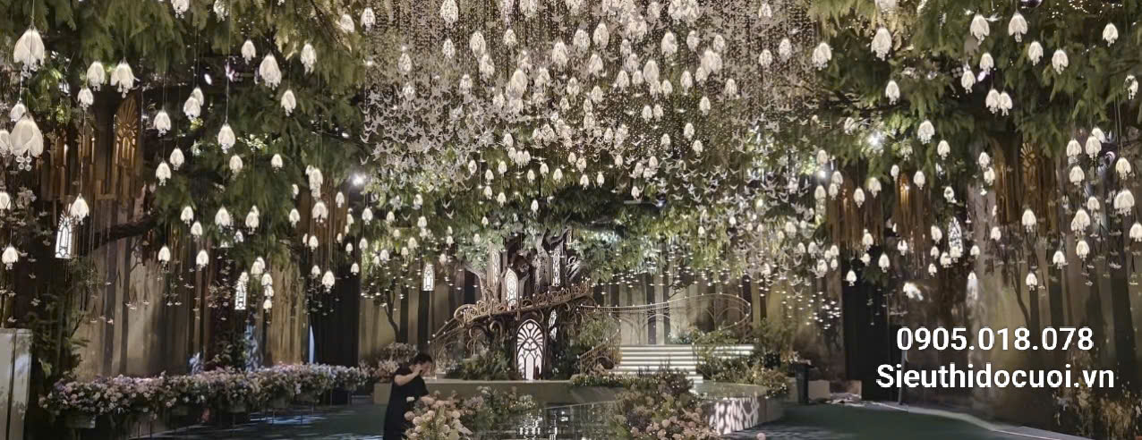 Mua đèn led đám cưới thả hoa mộc lan Mua đèn led đám cưới thả hoa mộc lan