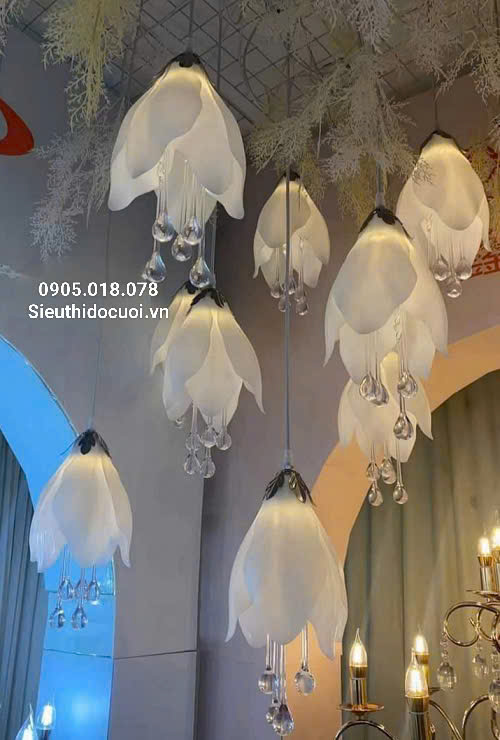 Mua đèn led đám cưới thả hoa mộc lan Mua đèn led đám cưới thả hoa mộc lan