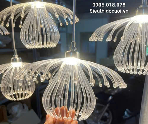 Đèn led thả sứa biển 2 tầng Đèn led thả sứa biển 2 tầng