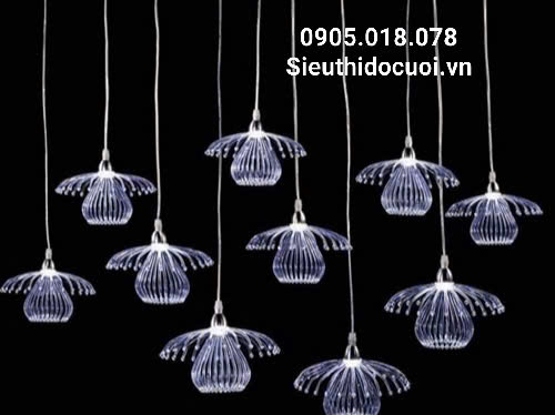Đèn led thả sứa biển 2 tầng Đèn led thả sứa biển 2 tầng