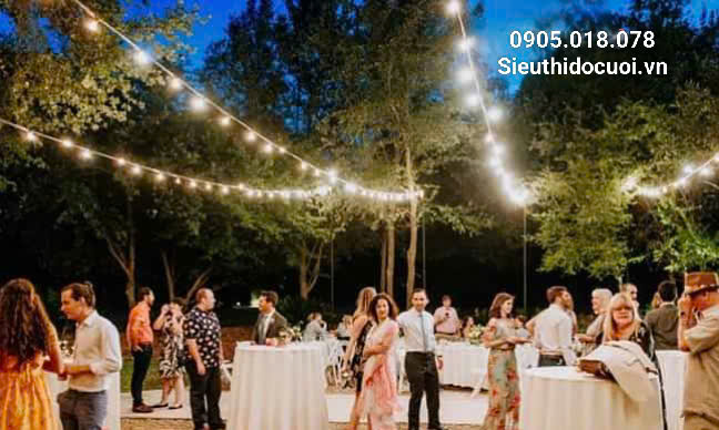 Dây đèn trang trí ngoài trời Dây đèn trang trí ngoài trời