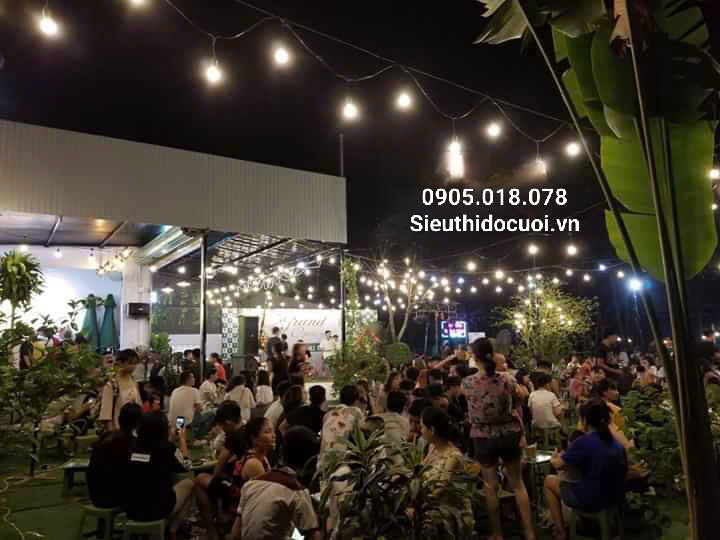 Dây đèn trang trí ngoài trời Dây đèn trang trí ngoài trời