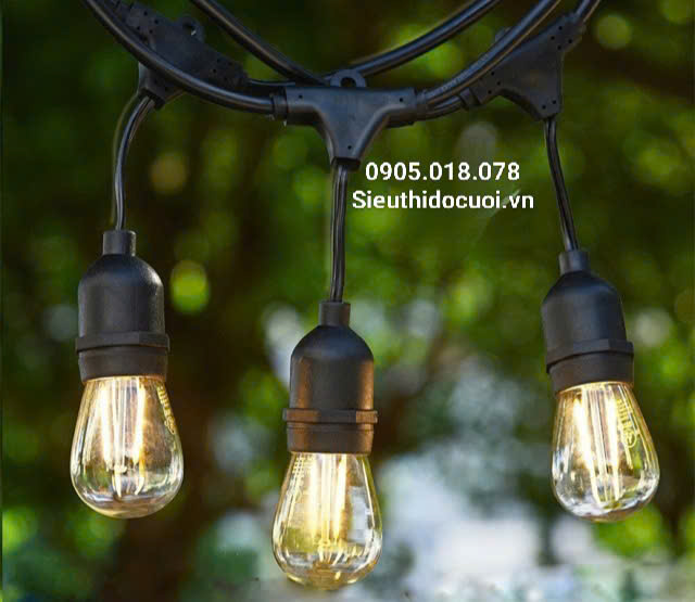 Dây đèn trang trí ngoài trời Dây đèn trang trí ngoài trời