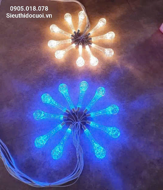 Đèn led giọt nước trang trí đám cưới Đèn led giọt nước trang trí đám cưới