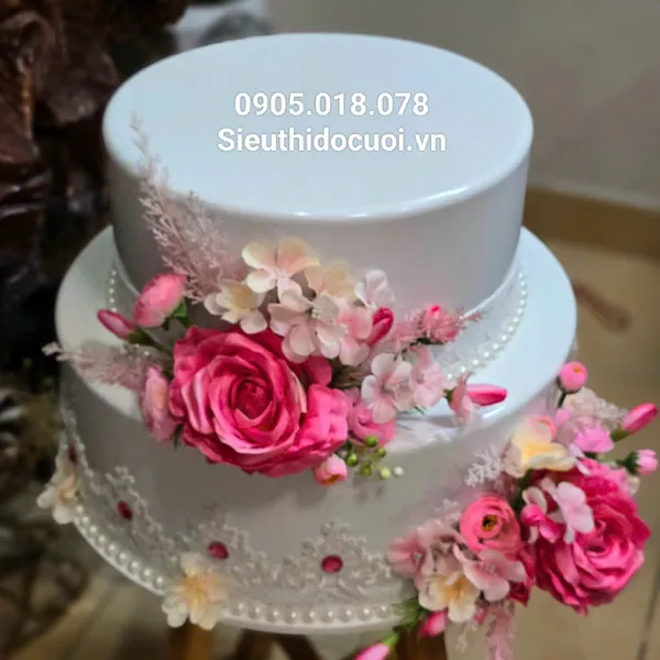 Bánh kem mô hình 2 tầng