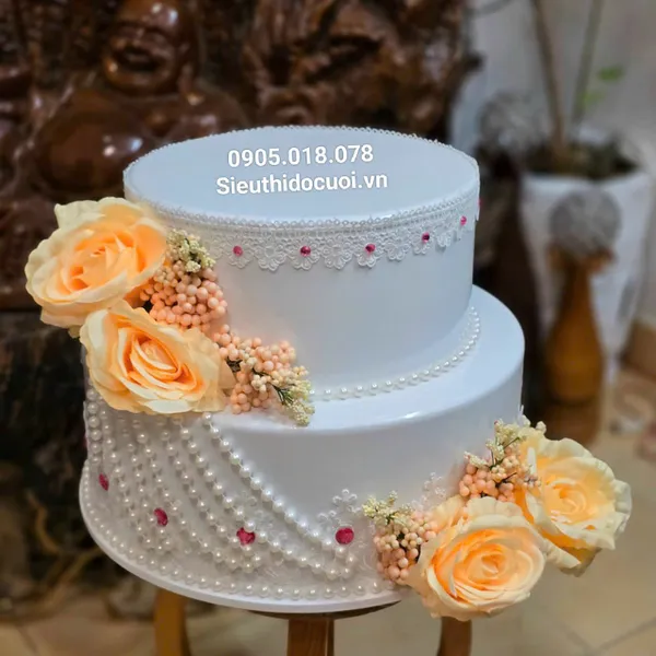 Bánh kem mô hình 2 tầng