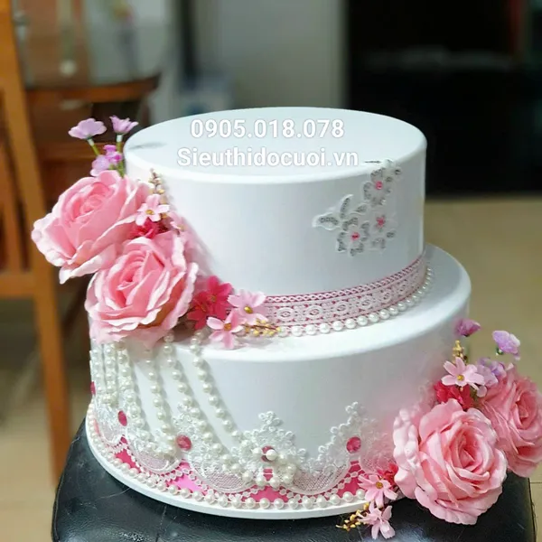 Bánh kem mô hình 2 tầng