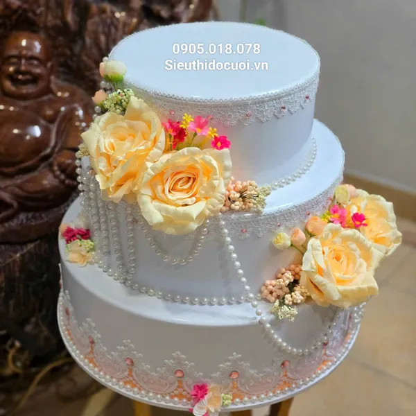 Bánh kem mô hình 3 tầng