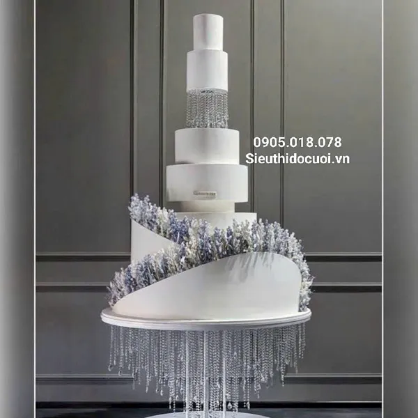 Bánh kem mô hình 6 tầng