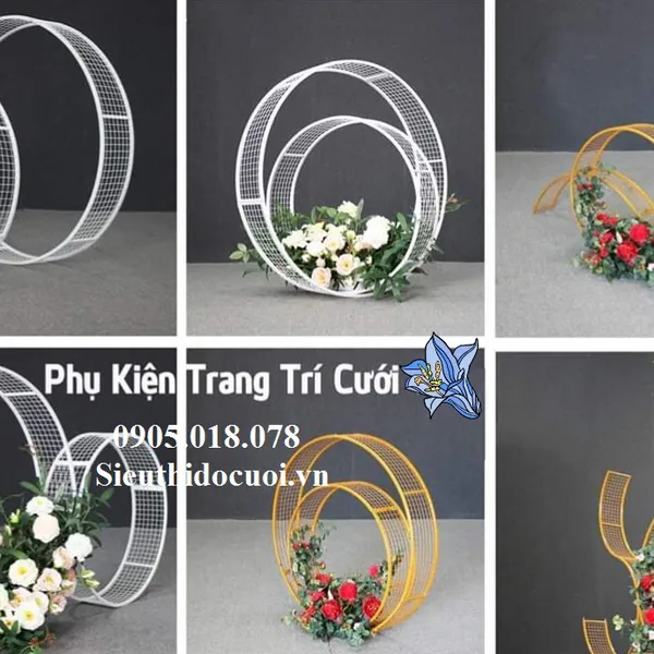 Bộ 2 vòng lưới sắt lắp ráp