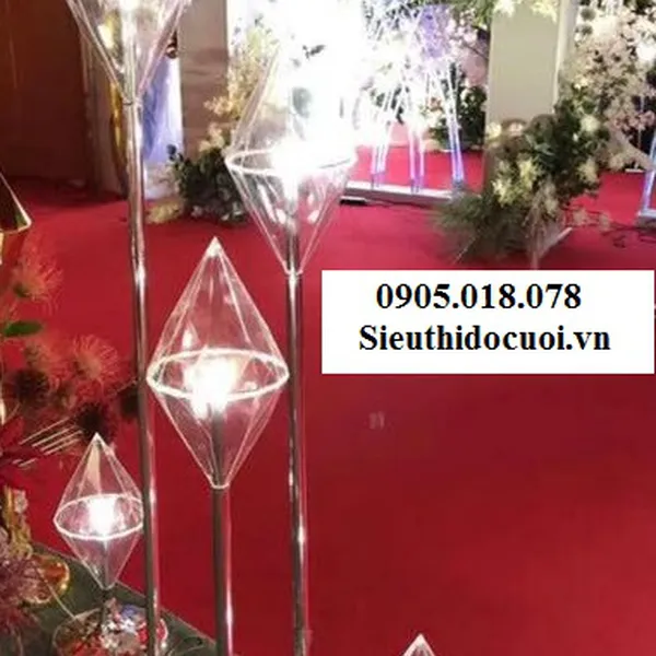 BỘ CHÓP THOI KIM CƯƠNG ĐÈN LED