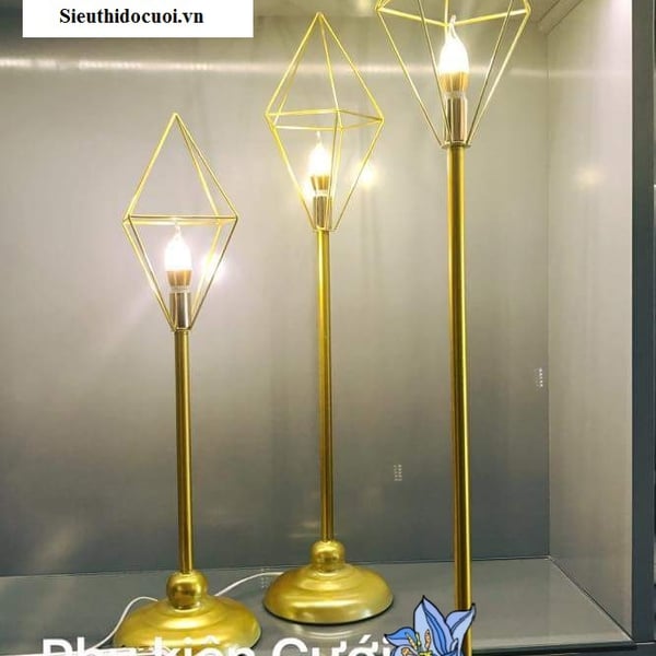 Bộ đèn chóp thoi trang trí