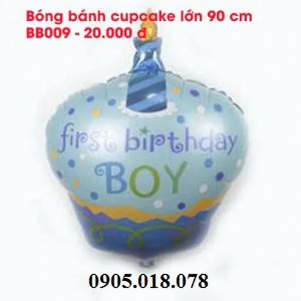 Bóng Bánh Cupcake Lớn 90cm